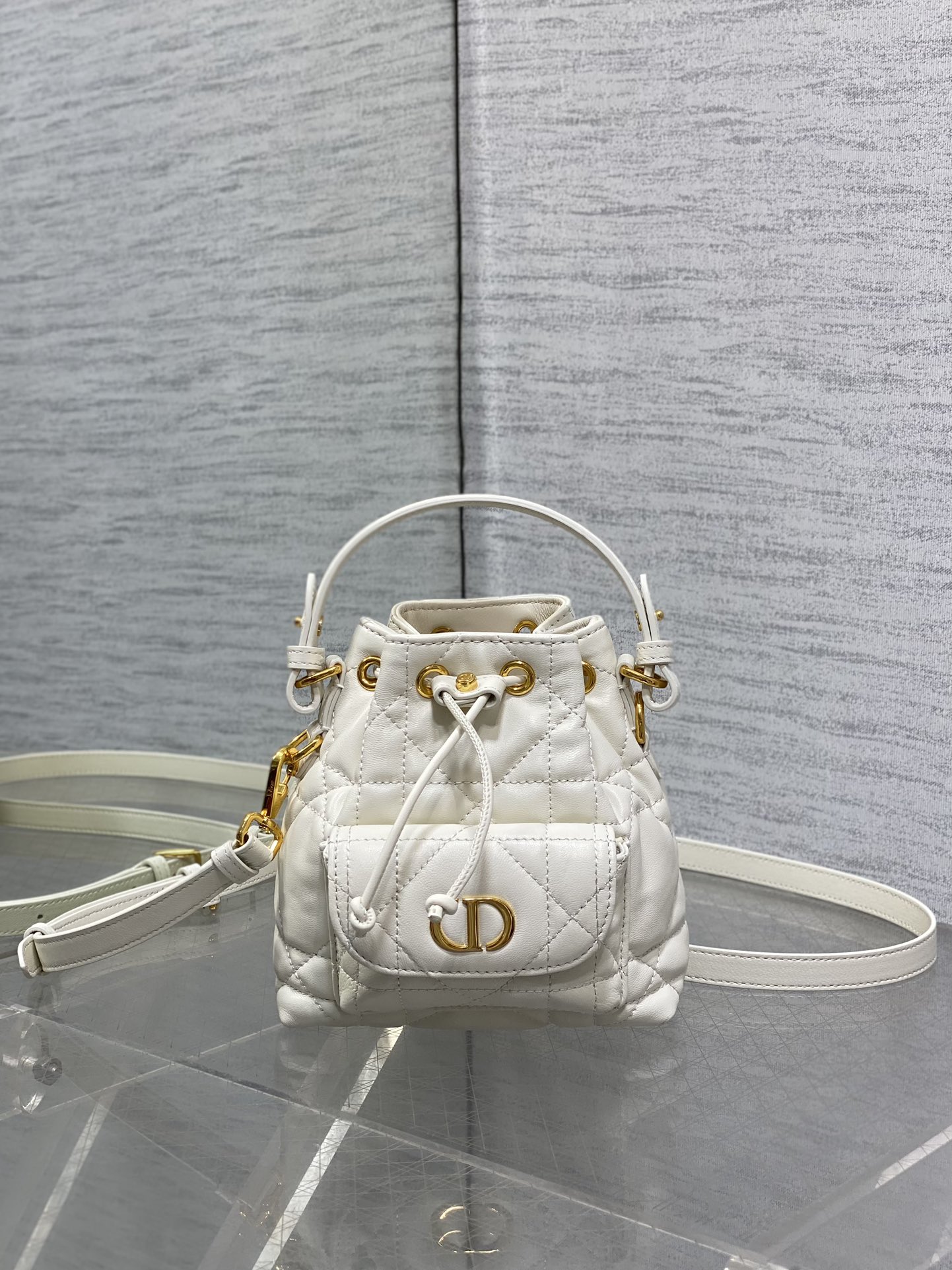 Dior micro Caro bucket bag