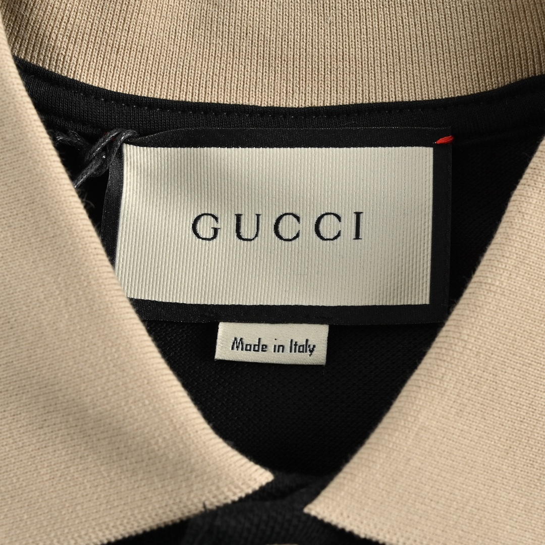 Gucci 20ss reflective webbing Polo short sleeve