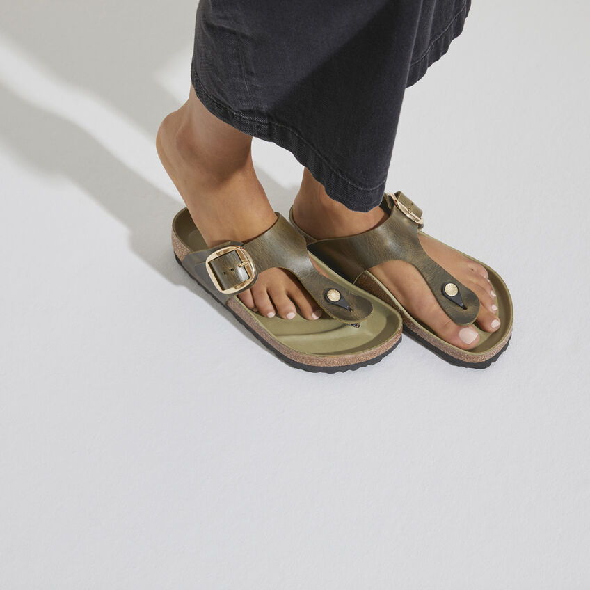 Gizeh Big Buckle Oiled Nubuck Leather B-55765