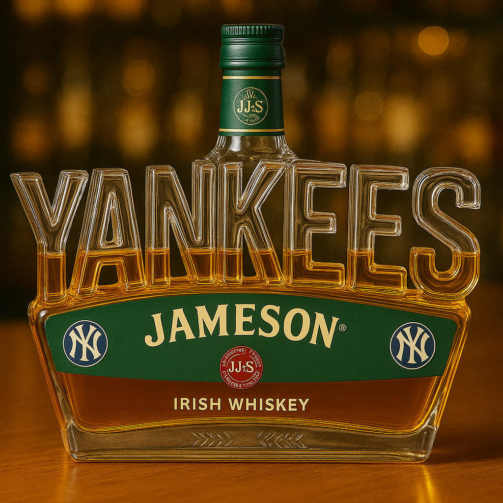 New York Yankees Whiskey Bottle