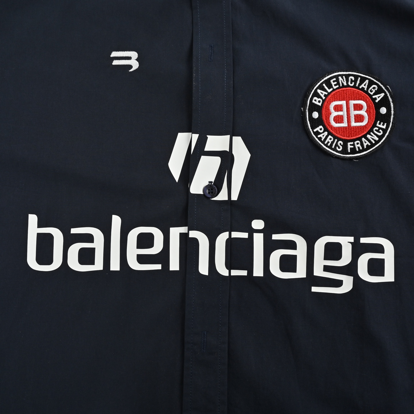 Balenciaga 25ss Manchester United Football No. 7 Short Sleeve Shirt