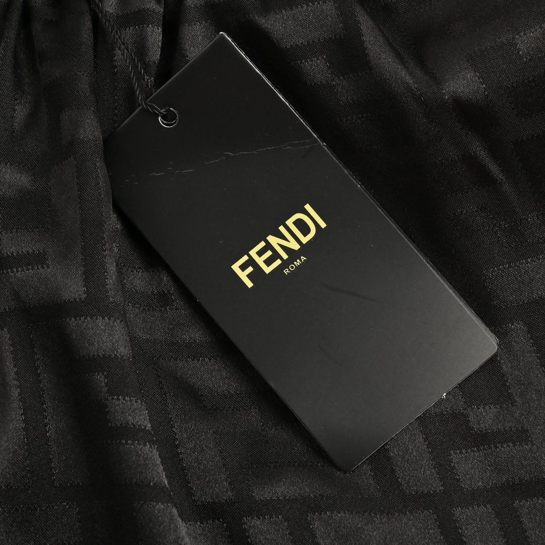 Fendi 24ss FF obscure jacquard beach shorts