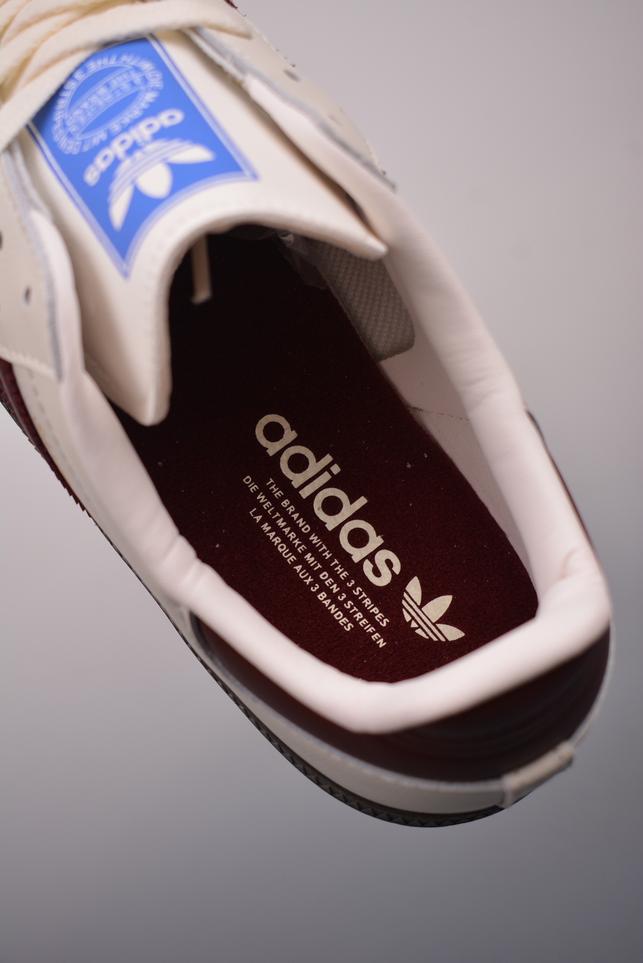Adidas Originals Samba OG Putty Grey Maroon ID1482