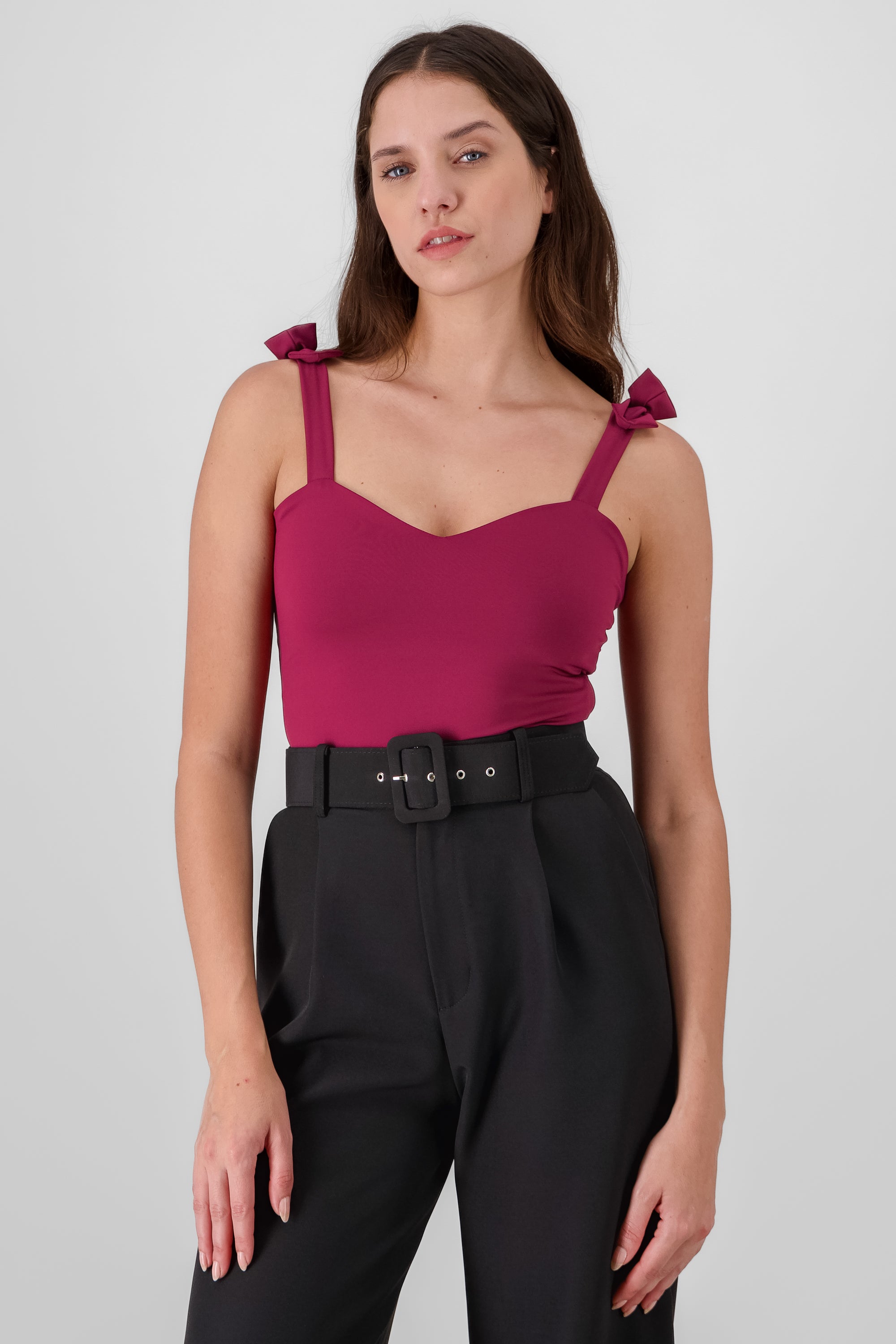 Jocelyn Bodysuit With Bow Straps