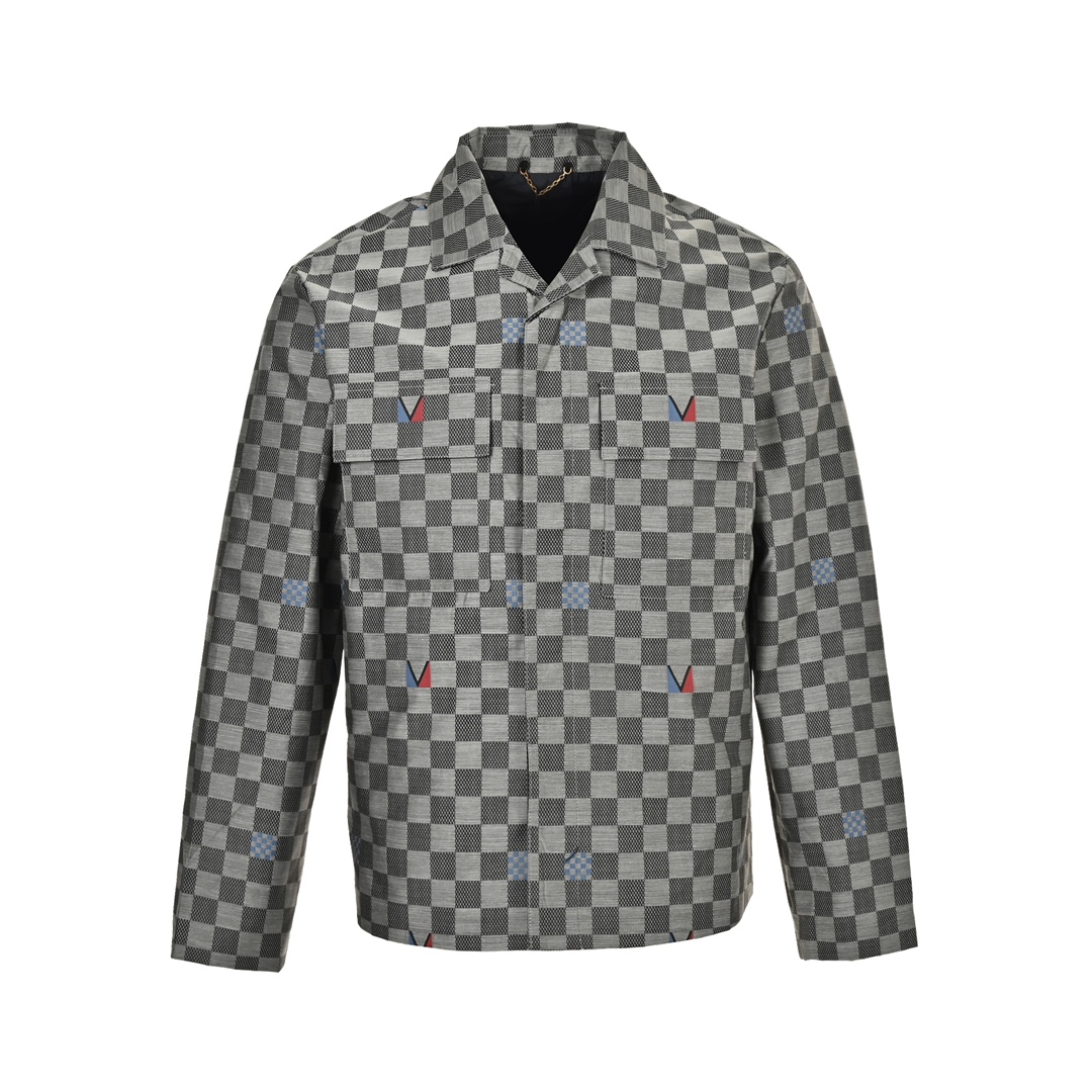 Louis Vuitton 24Fw Copa America checkerboard blazer