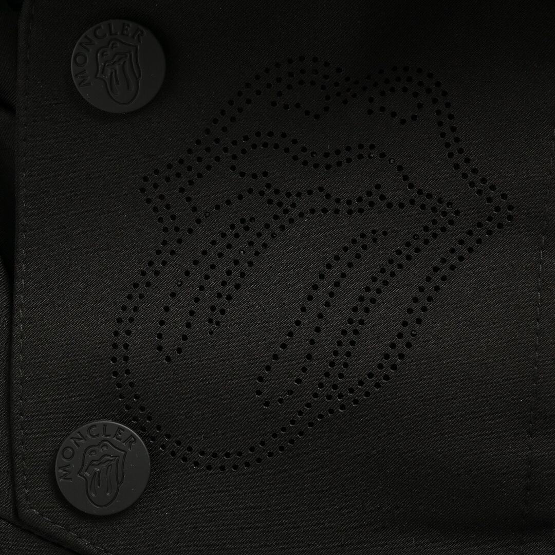 Moncler 24Fw Rolling Stones Big Tongue collaboration down jacket