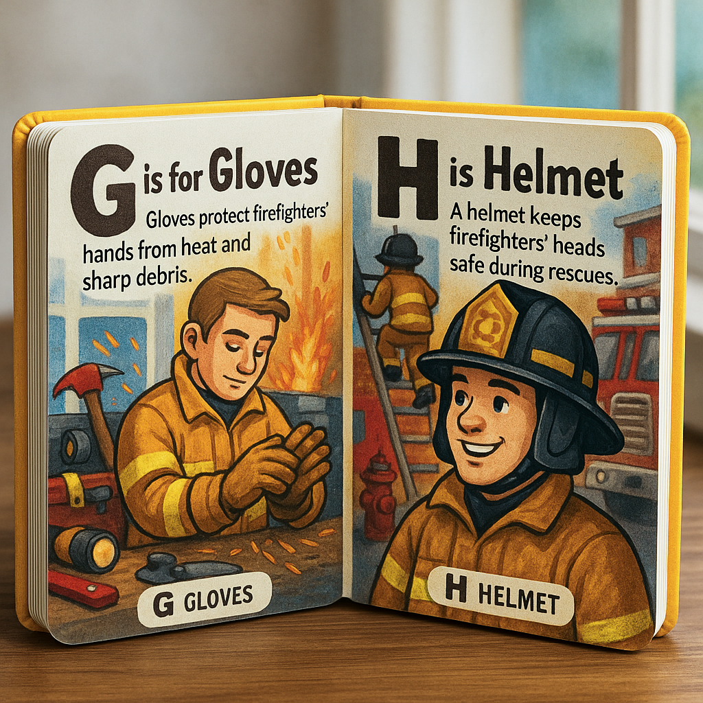 🚒Firefighter ABC Book — A Tribute to Brave Heroes