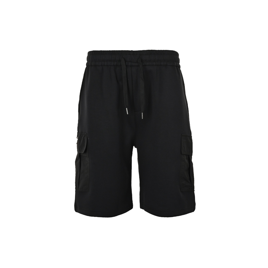 Prada Triangle Logo Cotton Cargo ShortsV