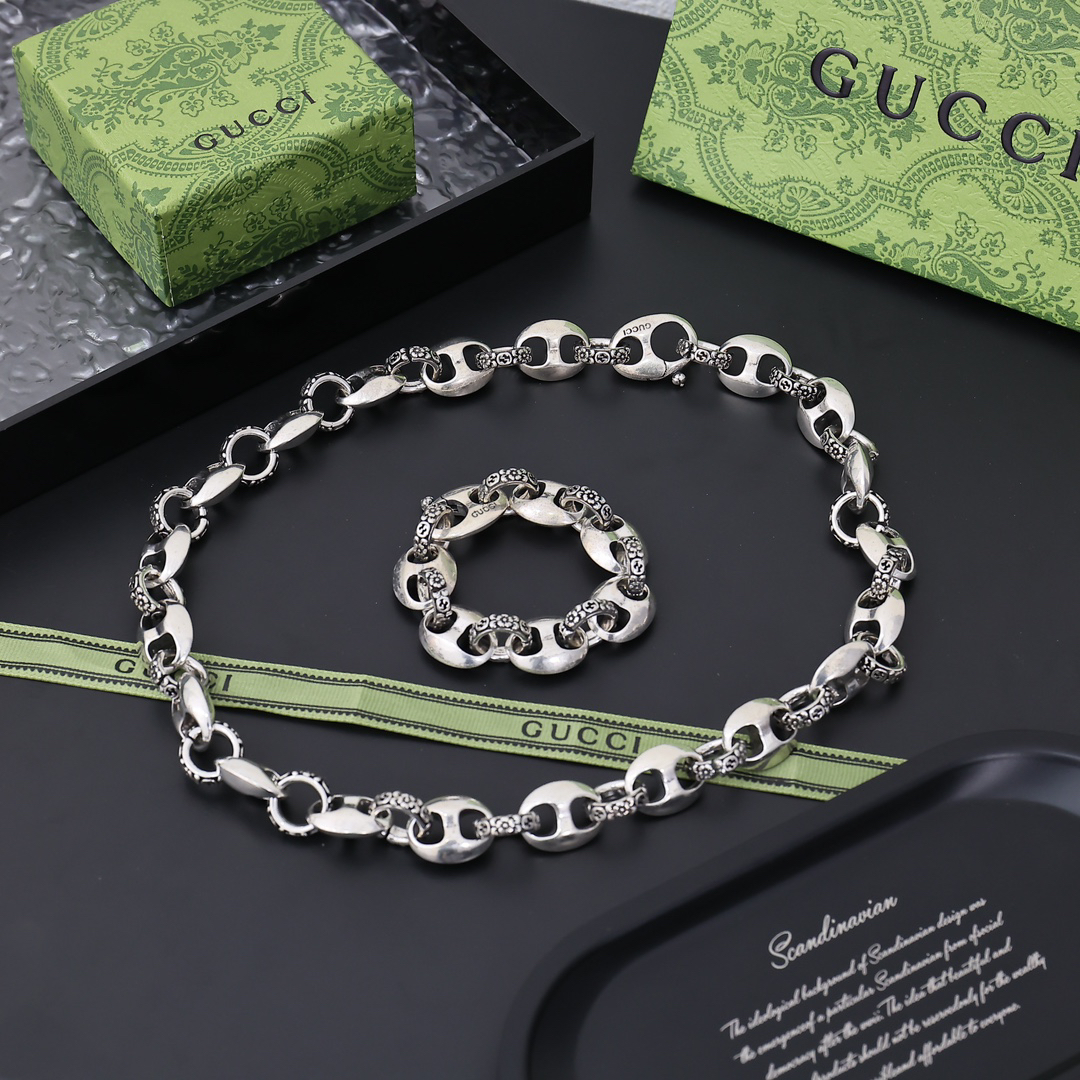 Gucci Round Chain Vintage Bracelet