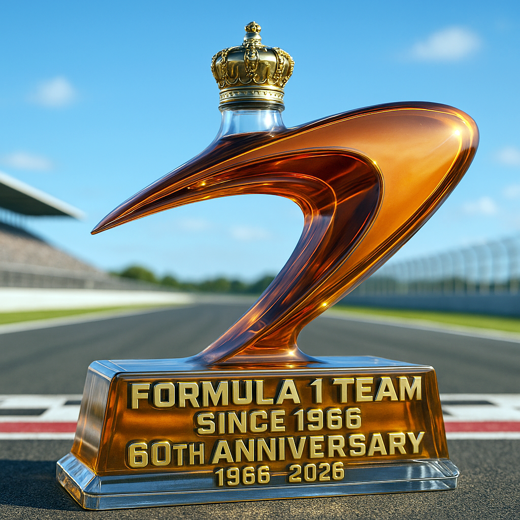 F1 Racing Collectible Whiskey Bottle