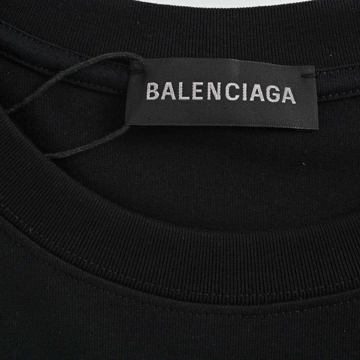 Balenciaga yellow glue tape printed short sleeves