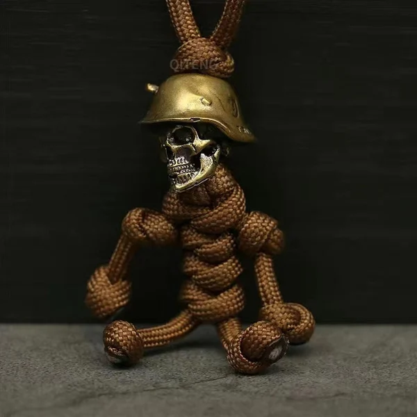 🔥Last Day Promotion-50% OFF🔥Skeleton Soldier Paracord Keychain