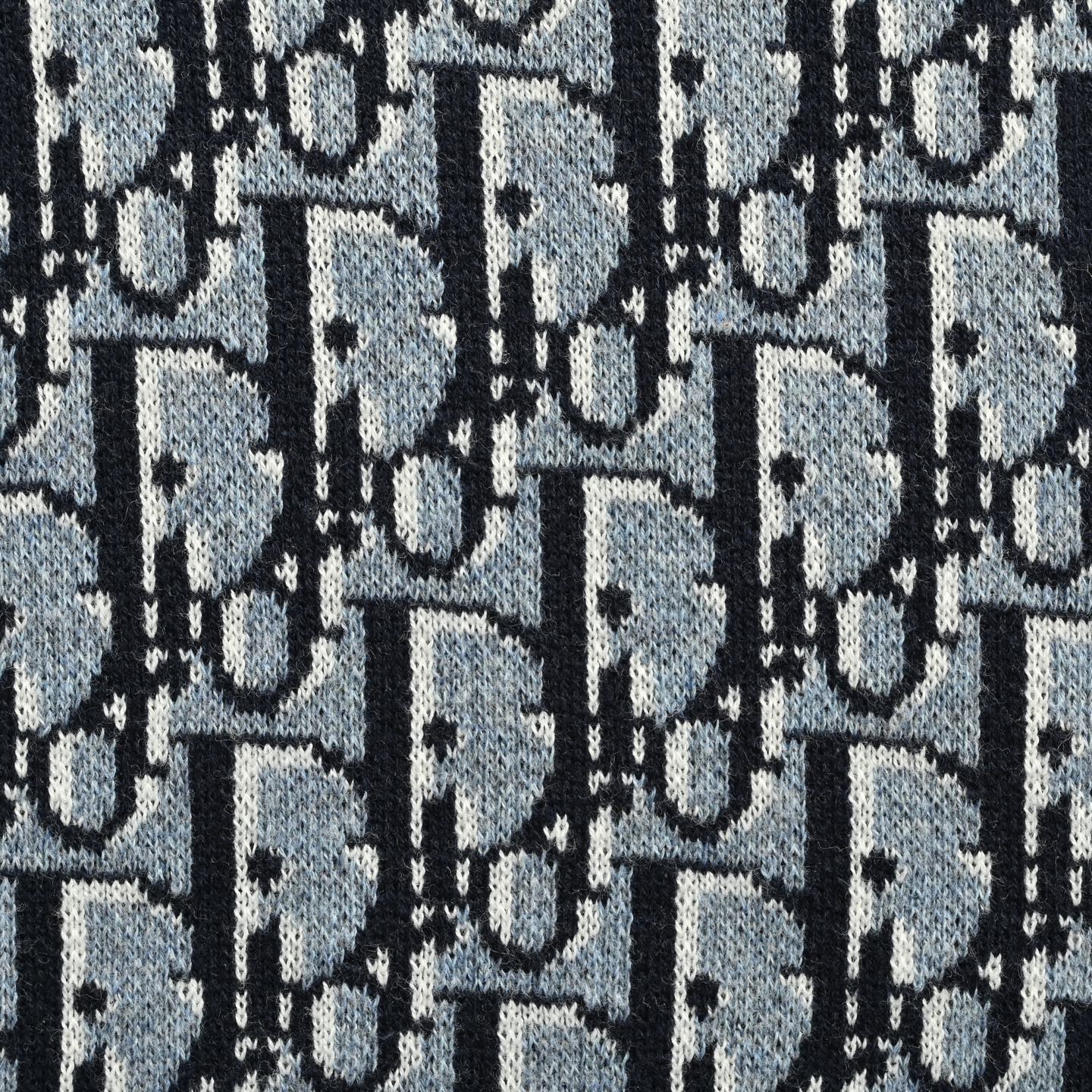 Dior 25ss all over jacquard logo knitted short sleeves