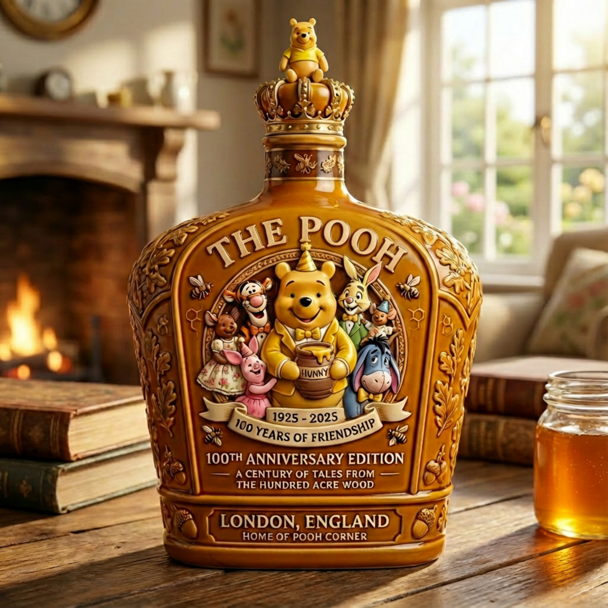The Pooh 100th Anniversary Whisky bottle