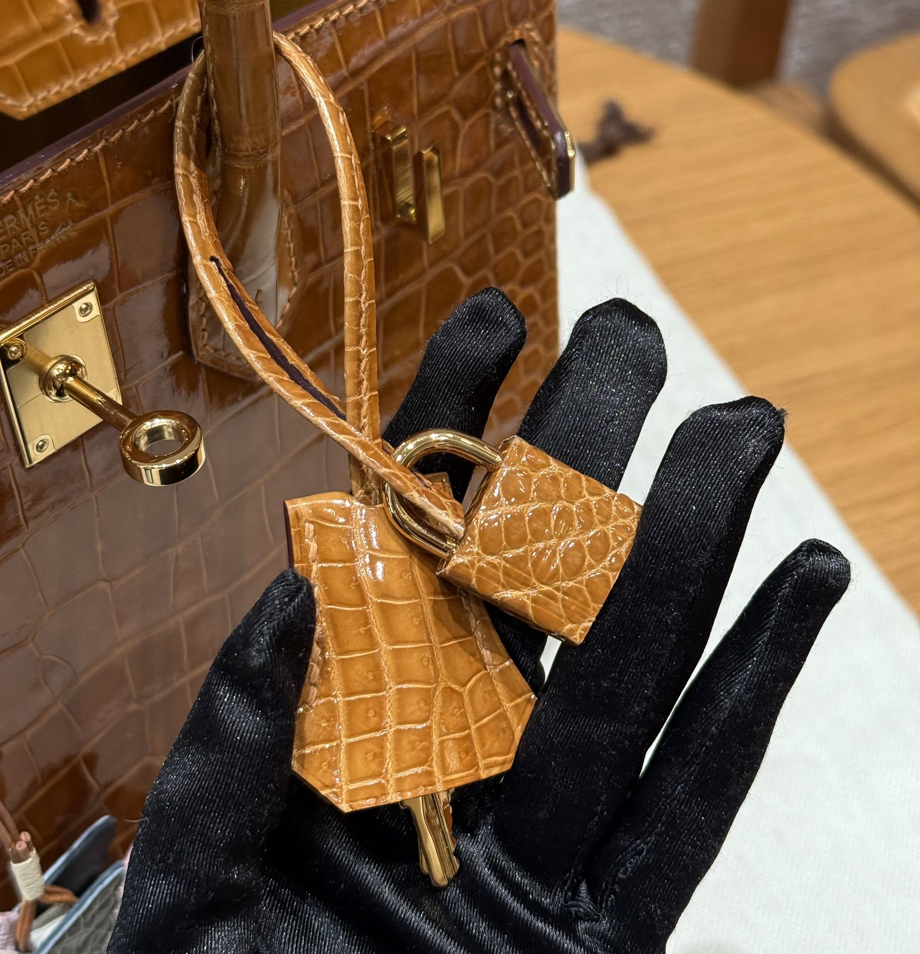 Hermes Birkin 24tabac handbag (handmade to order)
