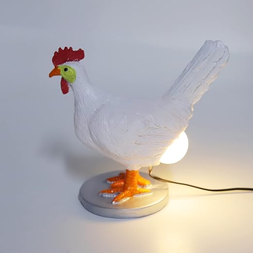 🐔🐔Resin craft laying hen night light, birthday/Christmas/perfect gift🎁🎁