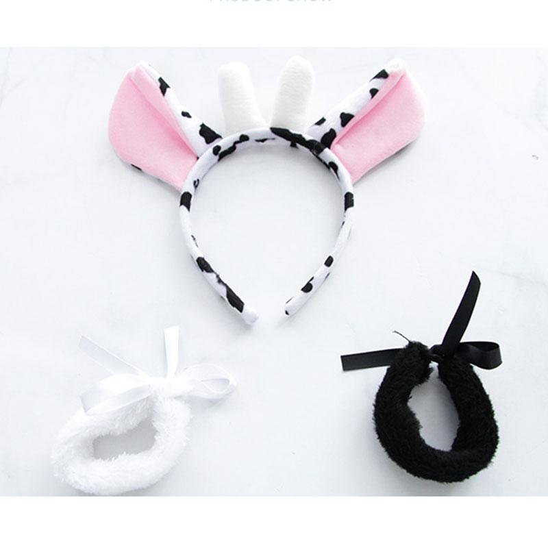Japanese Cow Bow Headband Lingerie