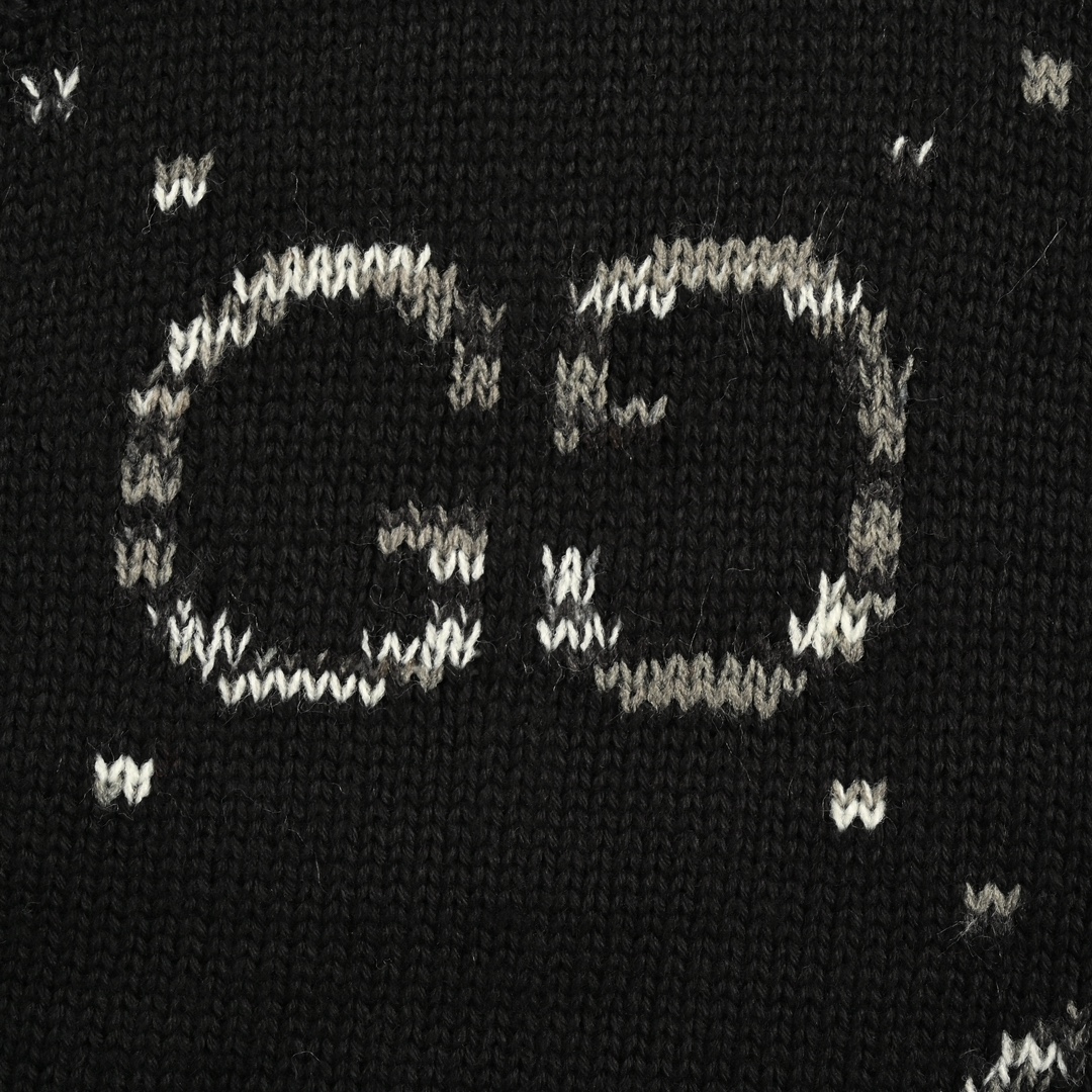 Gucci 24Fw Classic Interlocking G Jacquard Cardigan Sweater