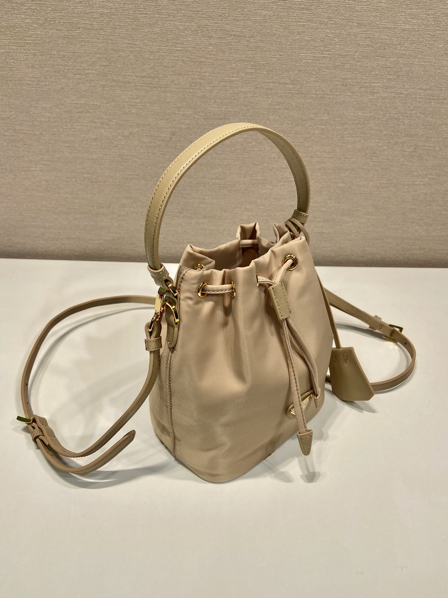 Prada Nylon Bucket Bag 1BE067