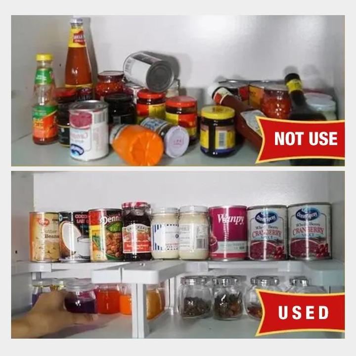 ( Double layer ) Spice Rack and Stackable Shelf（Limited Time Promotion-48% OFF）