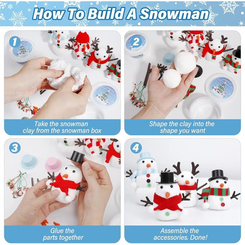 💖Christmas Craft Snowman Kit☃️