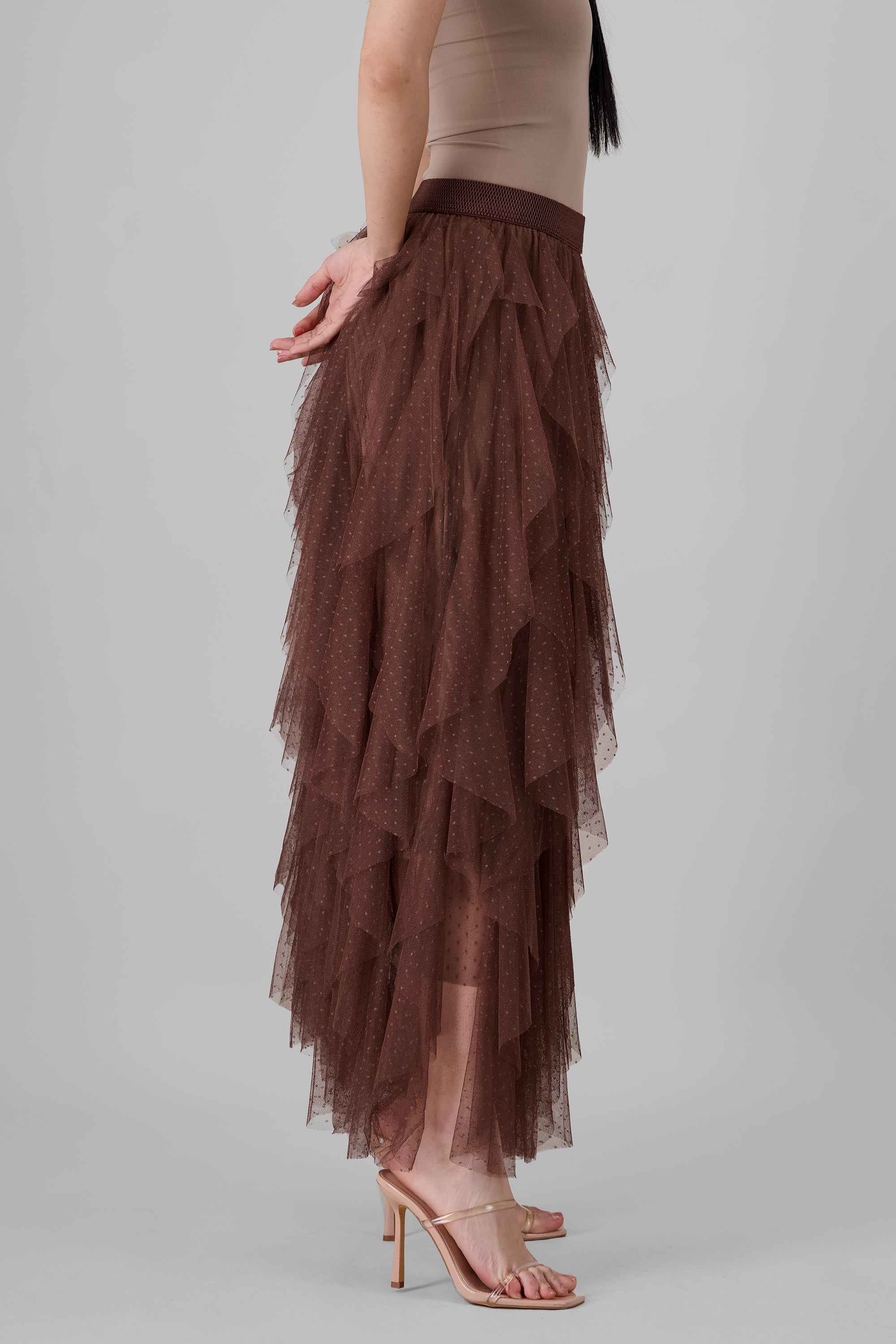 Maxi Skirt with Ruffles