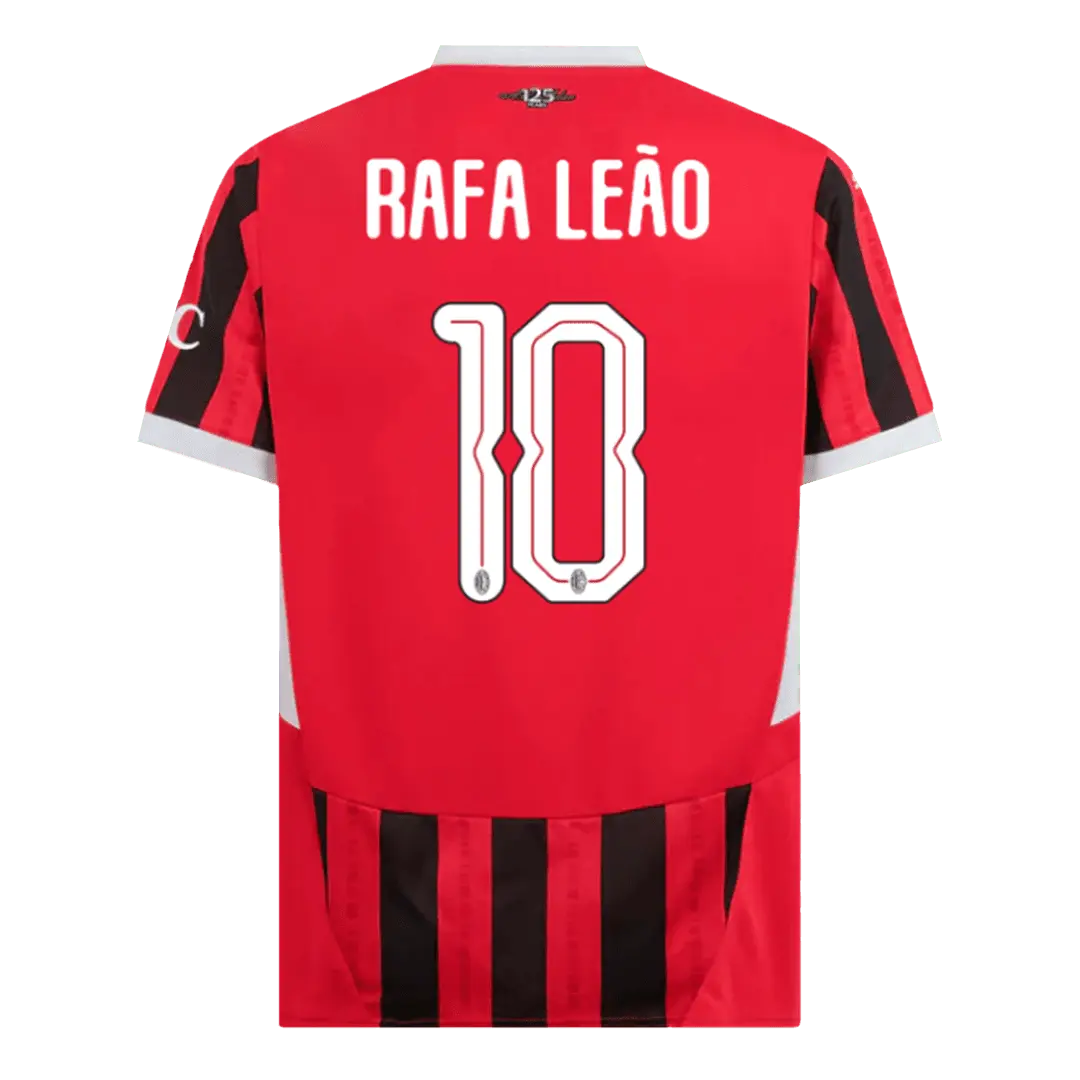 RAFA Leao #10 AC Milan home football shirt 2024/25 - UCL