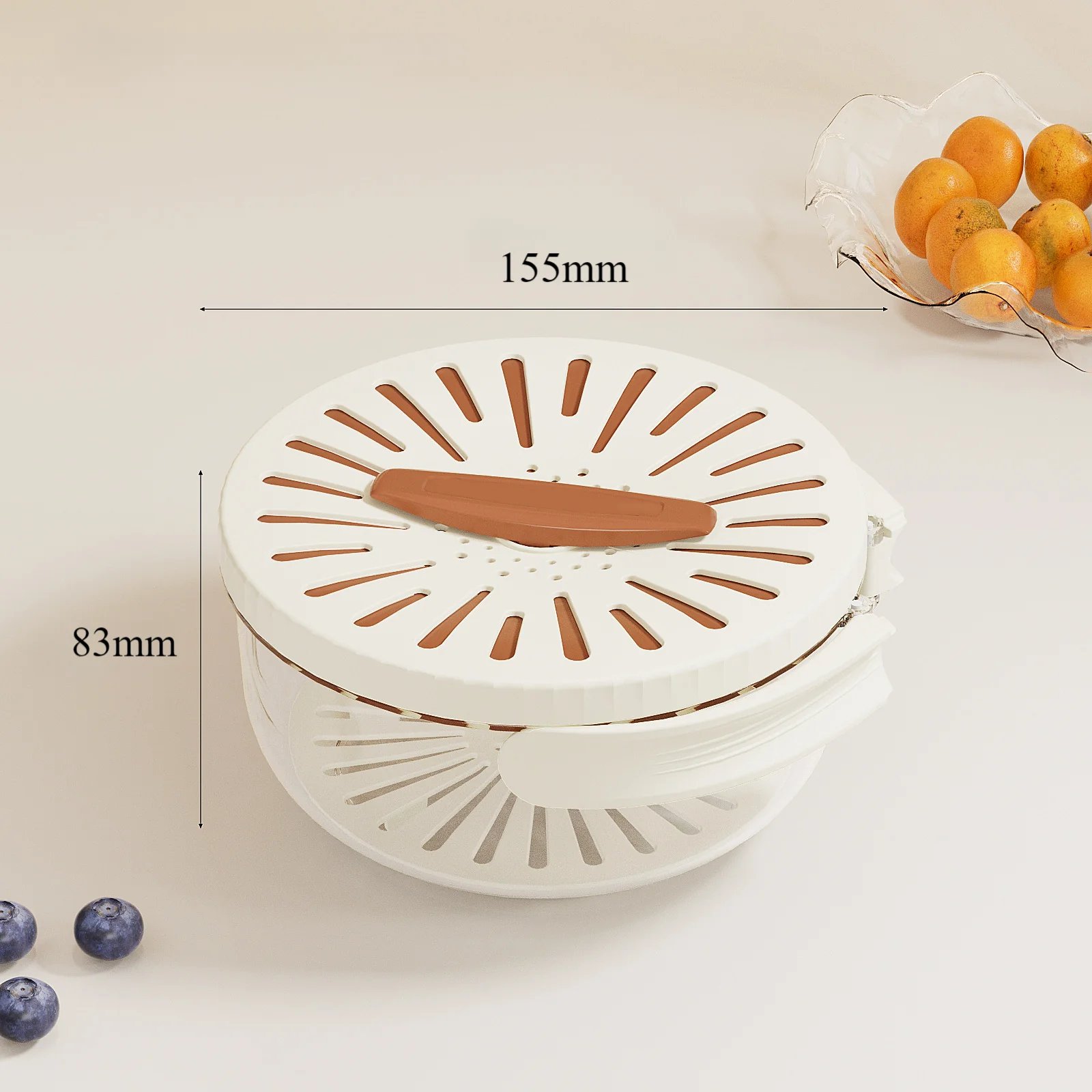 ✨Last Day Promotion 49% OFF✨2-in-1 Draining and Preservation Basket: Simplify Washing & Storing