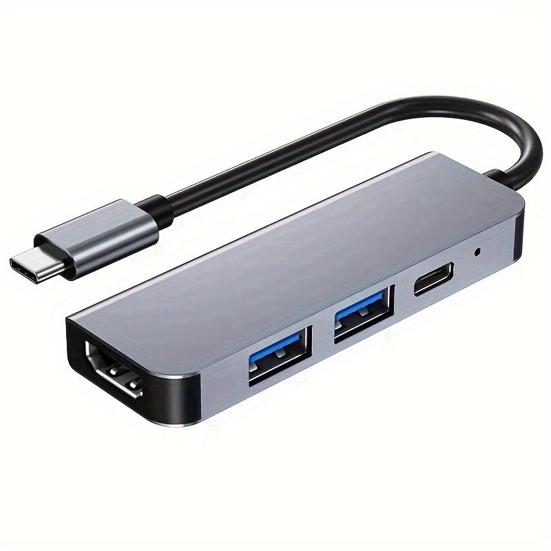 8 In 1 USB C HUB, USB C Adapter With 4K HDTV, 100W PD, USB C Port, USB 3.0,USB 2.0,RJ45 Ethernet, SD/TF Card Reader, Docking Station Compatible For MacBook Pro/Air USB C Laptops And Other Type C Devices