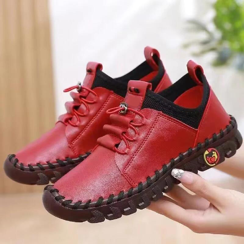 Winter Women's Designer Lace Up Leather Shoes