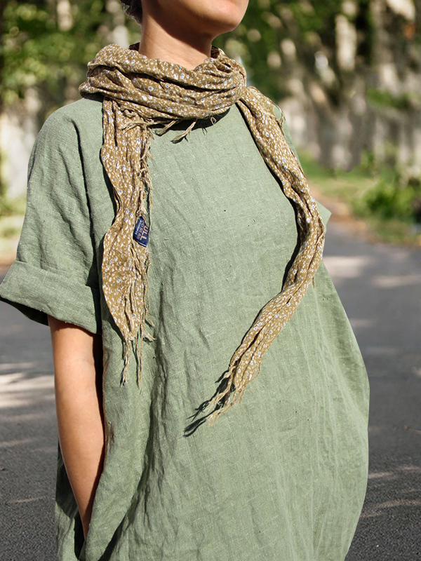 Simple Style Cocoon Casual Dress
