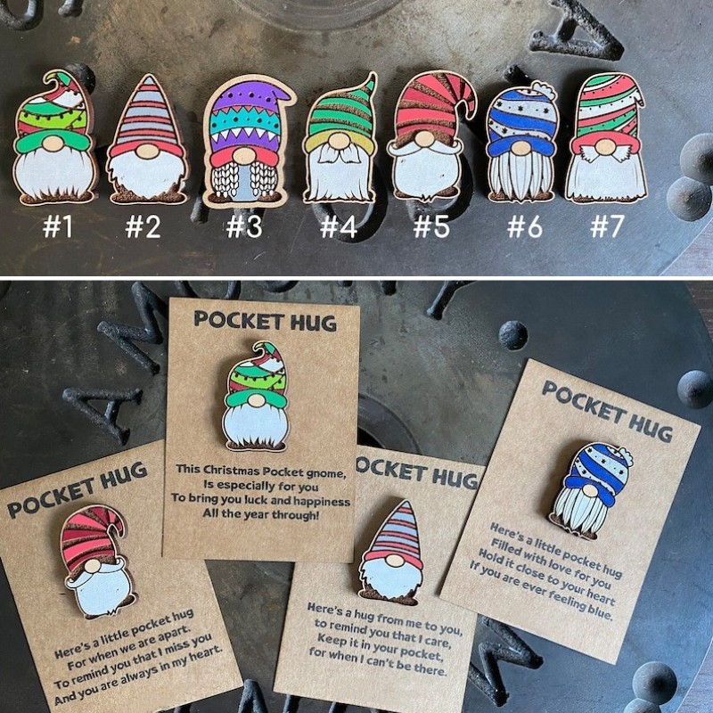 Christmas Gnome Pocket Hugs