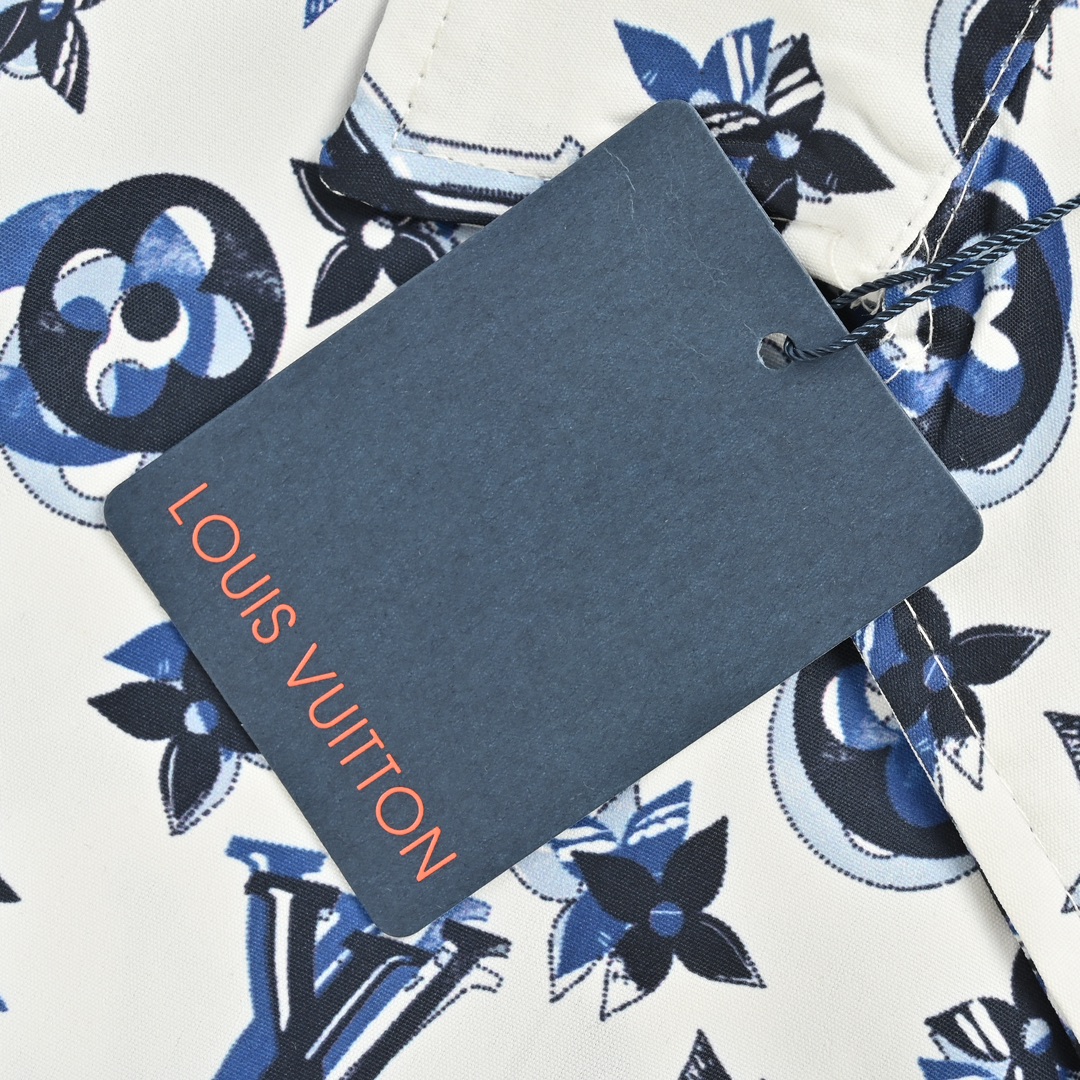Louis Vuitton 24ss full print overlapping monogram short sleeve shirt