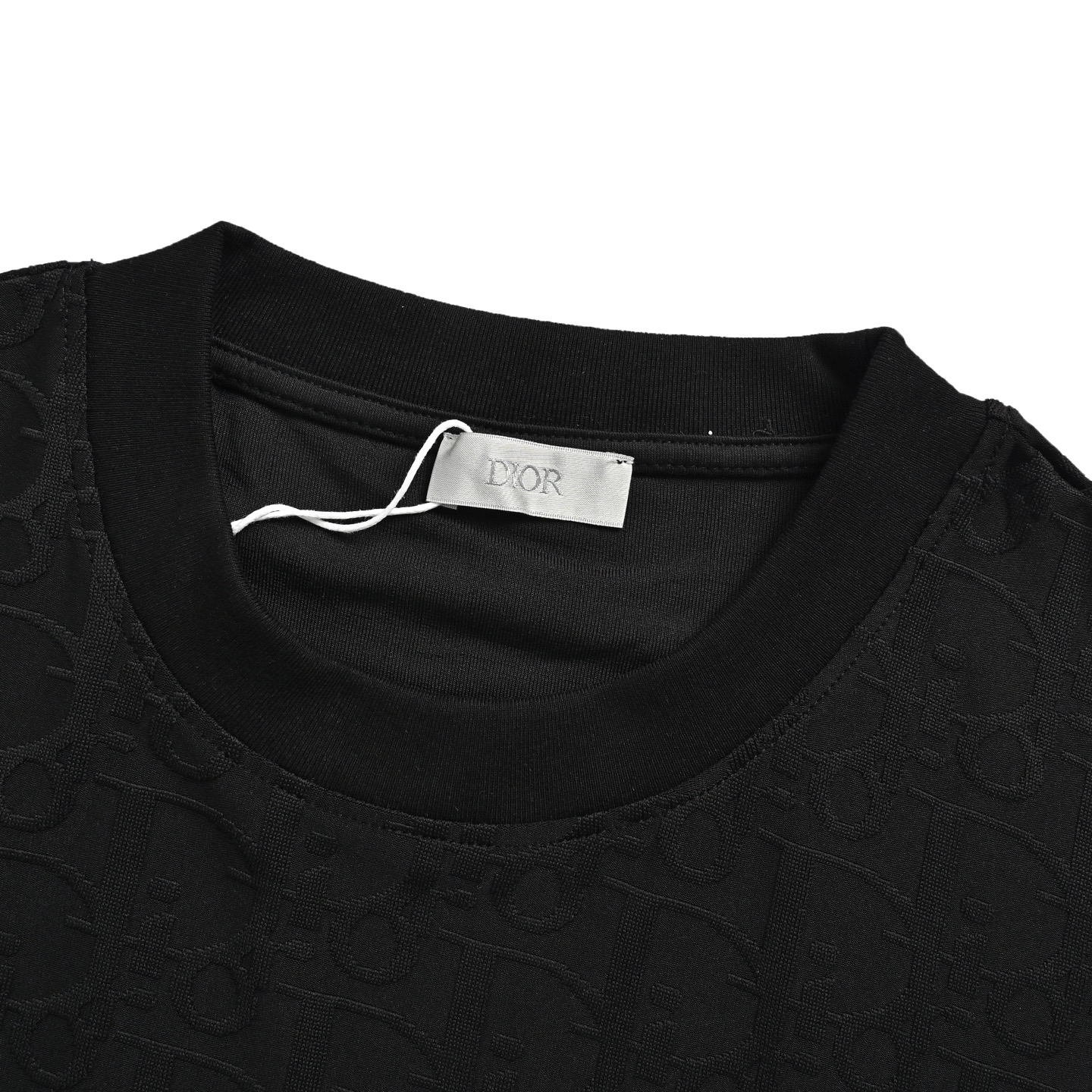 Dior classic monogram full print jacquard short sleeves