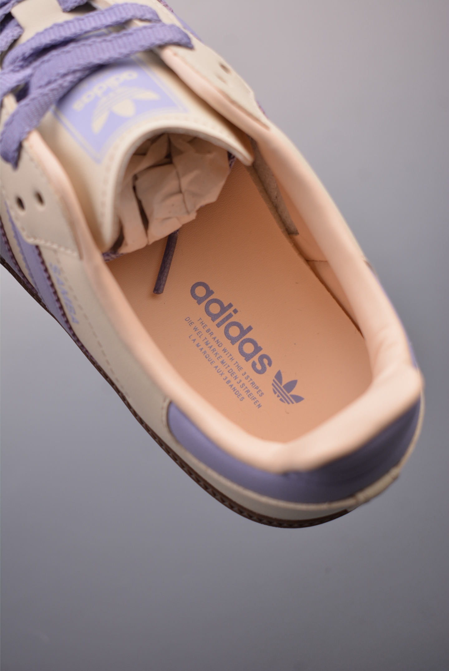 Adidas Originals Samba OG Leather Off-White Purple JI2678