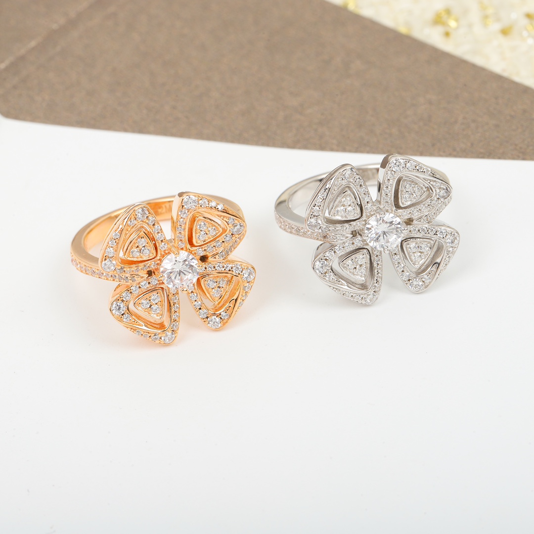 Bvlgari Windmill Full Diamond Ring