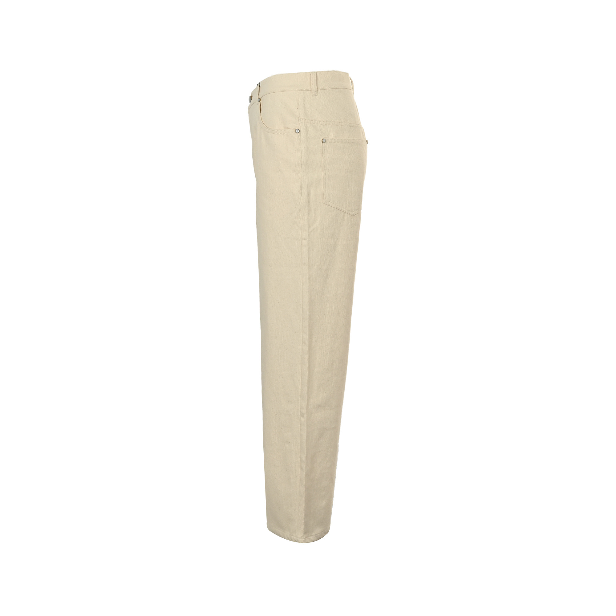 Louis Vuitton 25Fw Pocket Leather Label Jeans