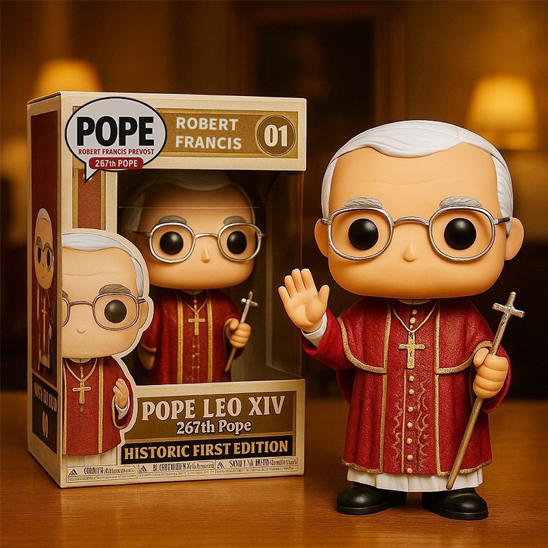 The 267th Pope Robert Francis Pop Figures