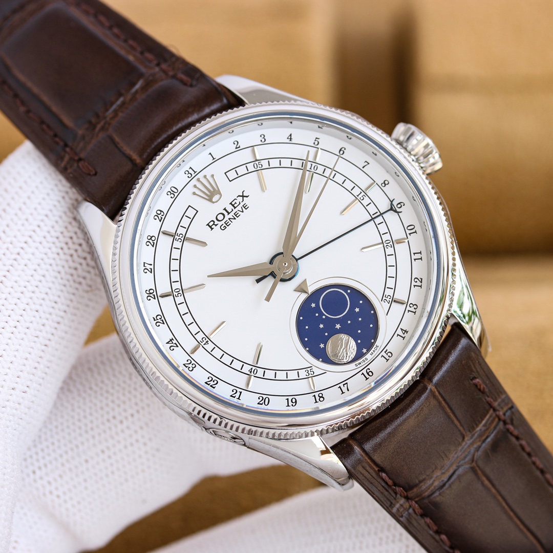 Rolex Cellini Series 50535 39mm Multi-Function True Moon Phase