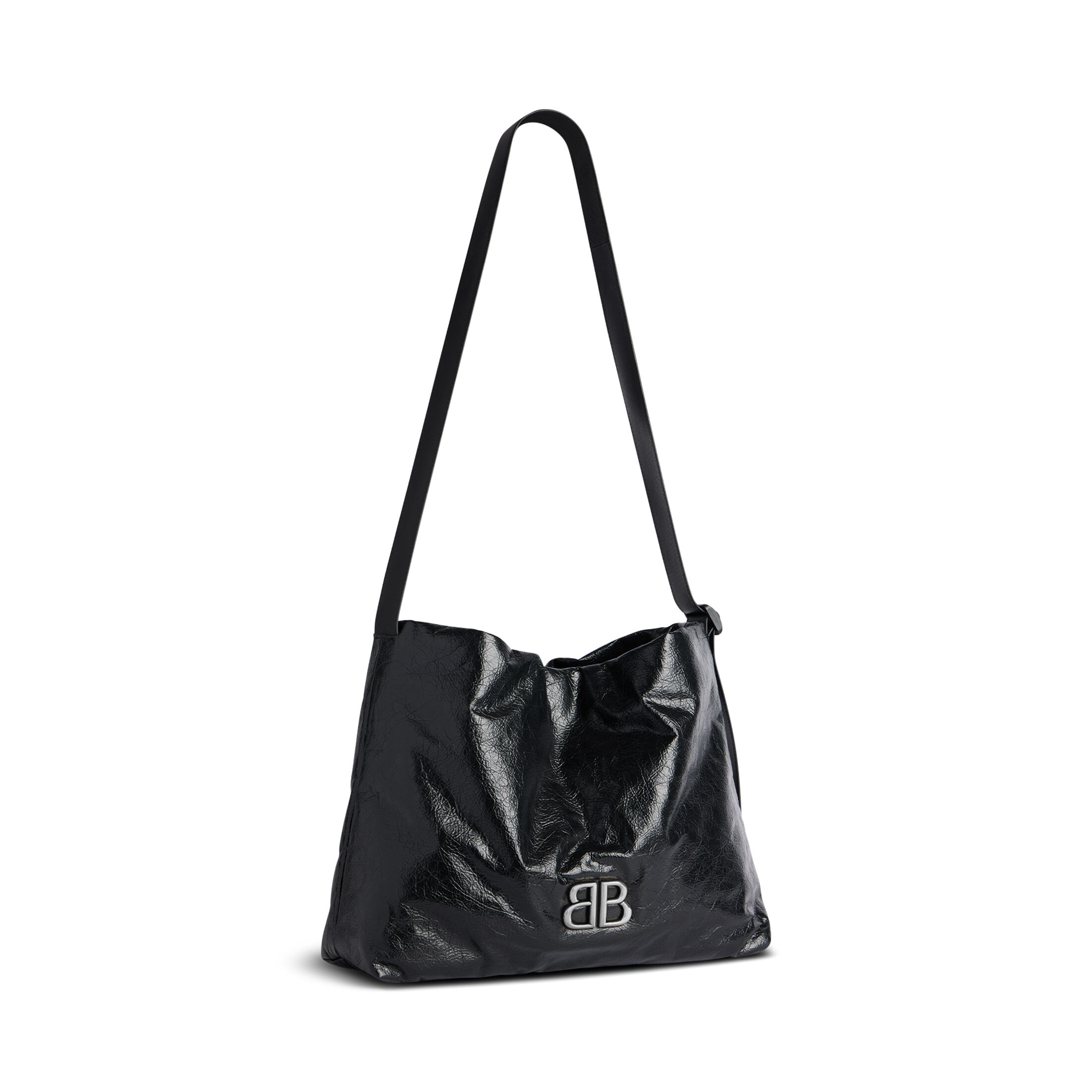 Balenciaga MONACO Small Horizontal Hobo Bag8041502ABAL1000