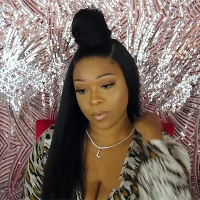New Kinky Straight Natural LACE FRONT WIG WITH 3 STYLES