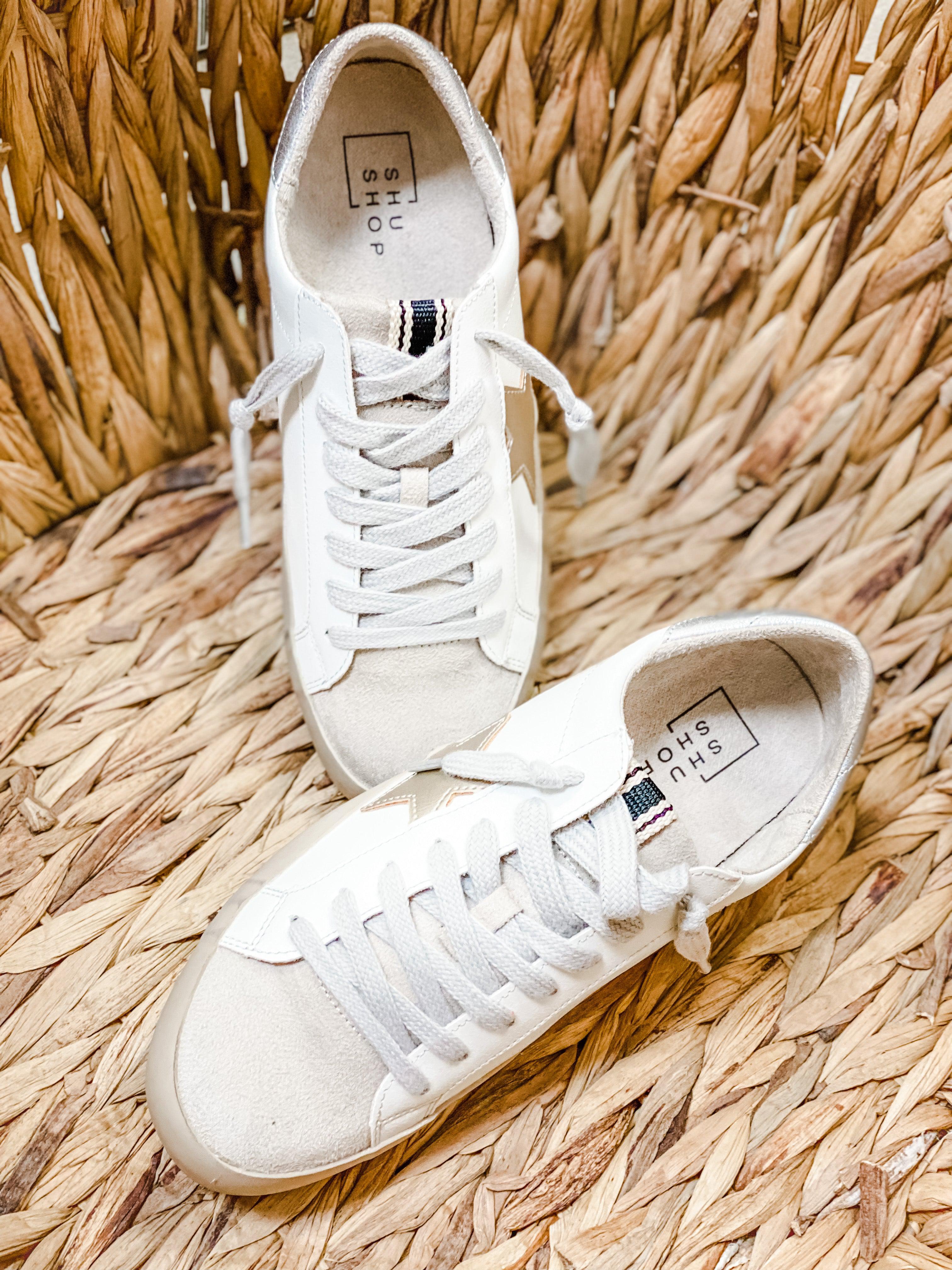 PAMMY SHUSHOP SNEAKER-WHITE/GOLD