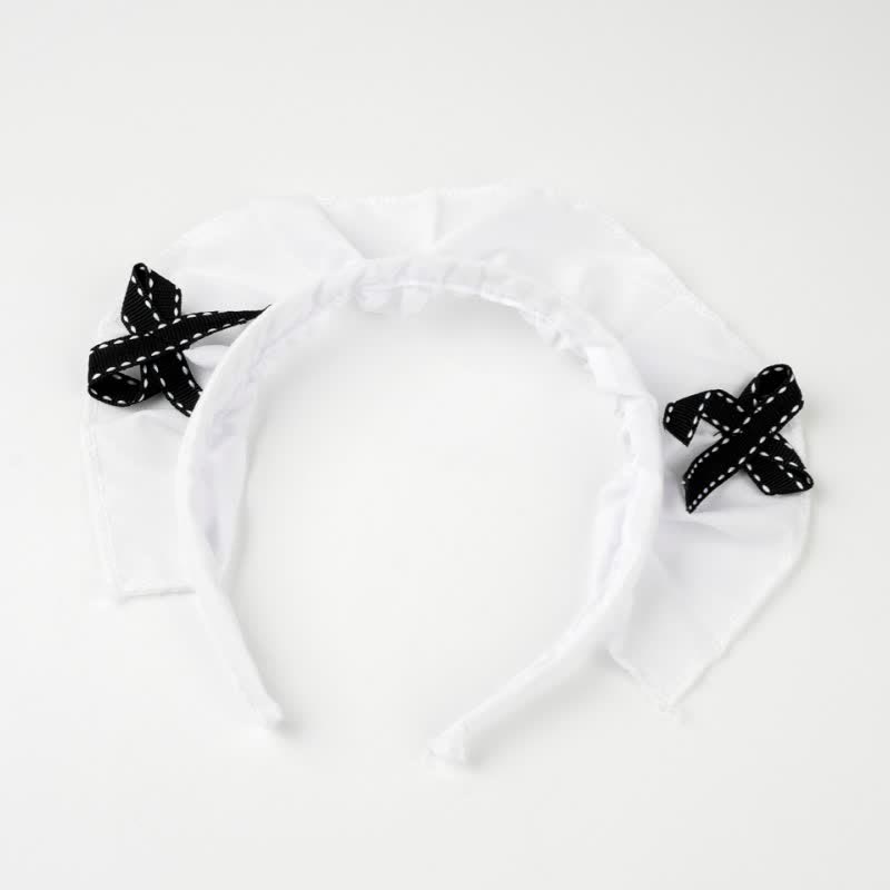Maid Ruffle Bow Stockings Lingerie