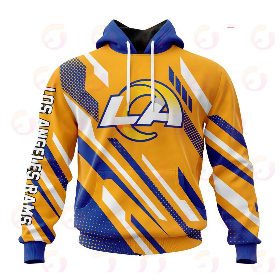 LOS ANGELES RAMS 3D HOODIE SPECIAL MOTOCROSS CONCEPT