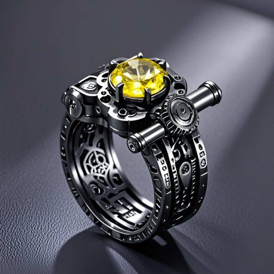 💎 Steampunk - Inspired Statement Rings: Unleash Your Inner Rebel!