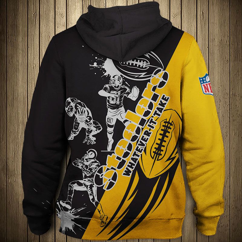 PITTSBURGH STEELERS 3D HOODIE PPSS002
