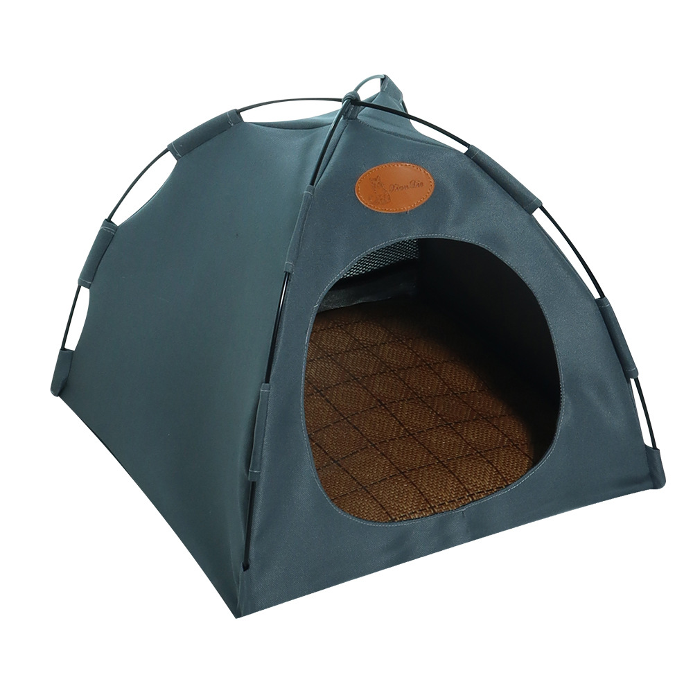 🔥Last Day Promotion-[SAVE 50% OFF]--Foldable & washable pet tent nest for cats and dogs/Breathable & Cooling mat--BUY 2 GET FREE SHIPPING NOW!!!