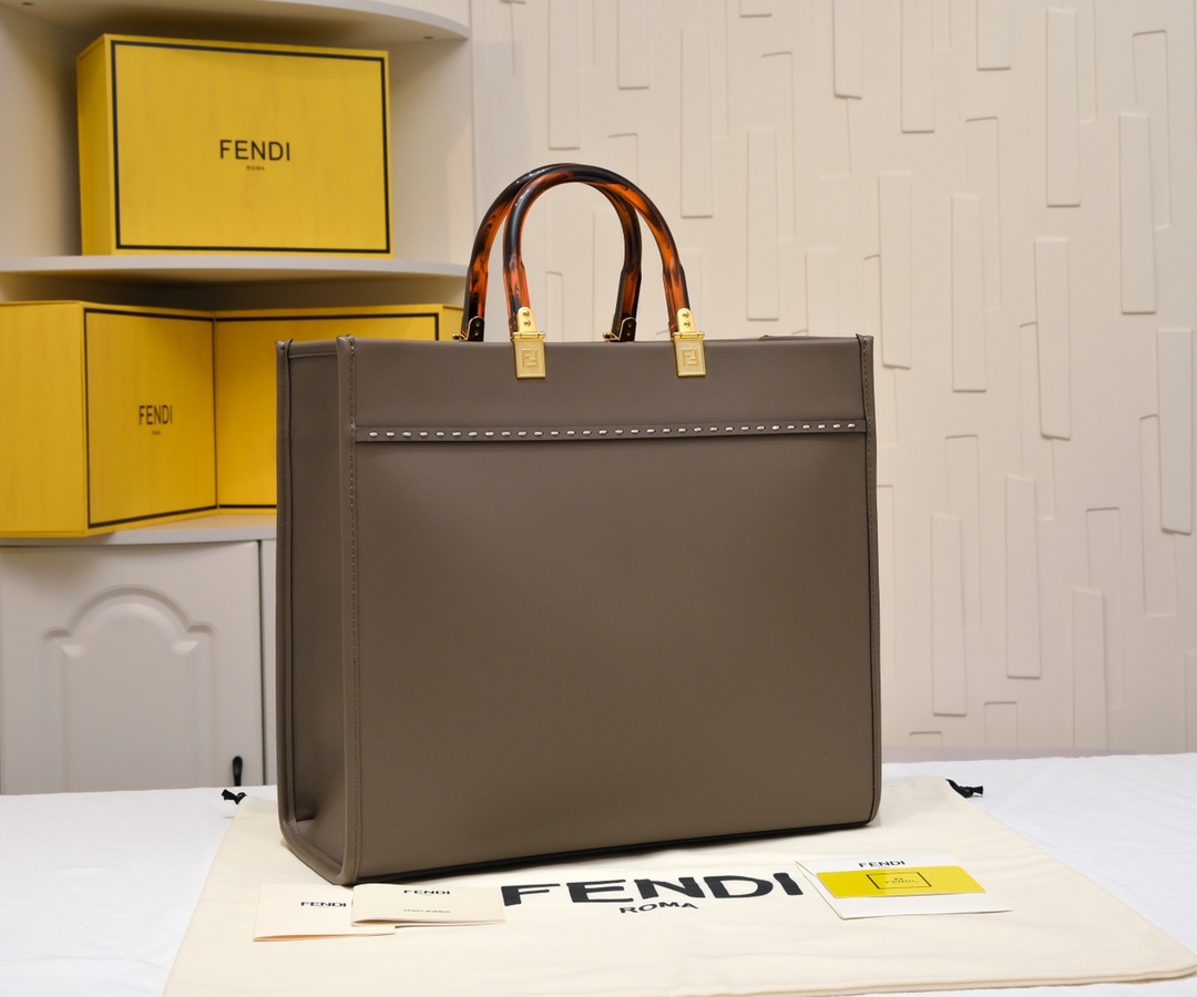 FENDI TOTE snake print tote bag 3363