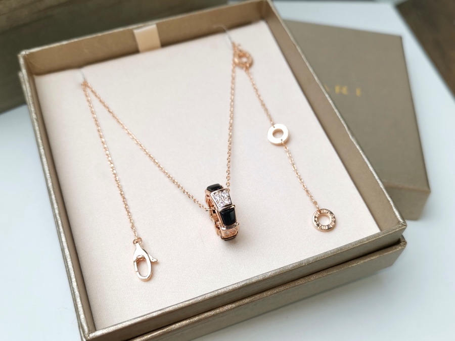 Bulgari Snake Bone Pendant Necklace