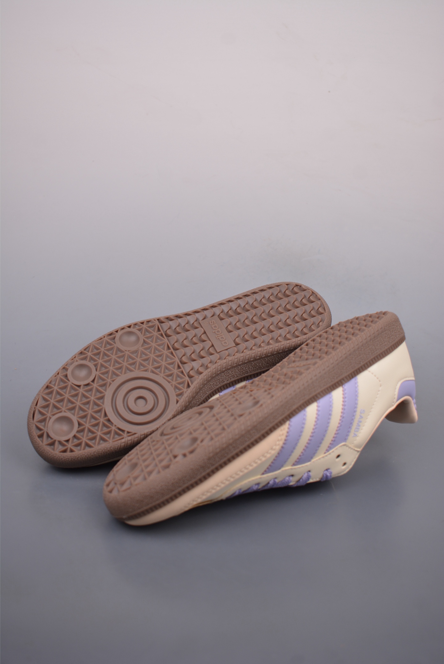 Adidas Originals Samba OG Leather Off-White Purple JI2678